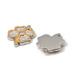 304 Stainless Steel Rhinestone Pendants&nbsp;STAS-T068-64GP