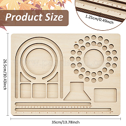 1Pc Bamboo Bead Design Board&nbsp;TOOL-BC0003-14