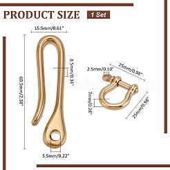 Brass S Hook Clasps and Brass Shackles Clasps&nbsp;PH-KK-P001-01