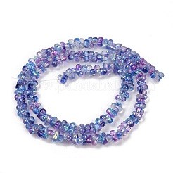 Electroplate Glass Beads Strands&nbsp;LAMP-S070-12A