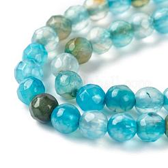 Natural Agate Beads Strands&nbsp;G-MSMC007-25