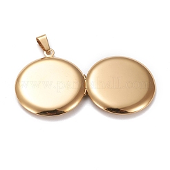 304 Stainless Steel Locket Pendants&nbsp;STAS-K197-24G