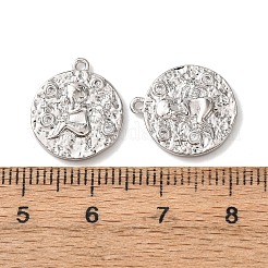 Brass Micro Pave Cubic Zirconia Pendants&nbsp;KK-A295-09P
