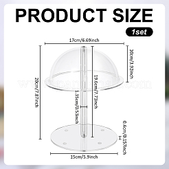 Acrylic Hat Display Stands&nbsp;ODIS-WH0086-211