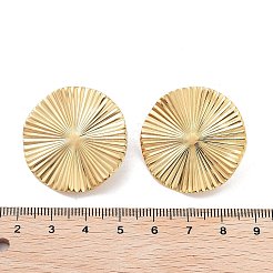 Ion Plating(IP) 304 Stainless Steel Stud Earring Findings&nbsp;X-STAS-P357-01A-G