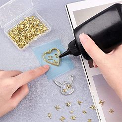 160Pcs Alloy Cabochons&nbsp;MRMJ-OC0002-24G