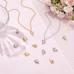 12Pcs 2 Colors Brass Pendants&nbsp;KK-ME0002-18