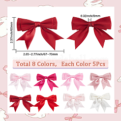 40Pcs 8 Colors Handmade Polyester Costume Accessories&nbsp;DIY-SP0004-84