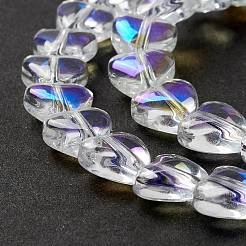 Transparent Glass Beads Strand&nbsp;GLAA-F112-01J