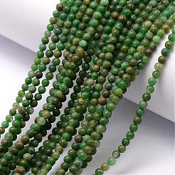 Natural African Jade Bead Strands&nbsp;G-K146-41-3mm