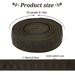 10 Yards Silicone & Polyester Non Slip Knitted Elastic Belt&nbsp;EC-WR0001-01