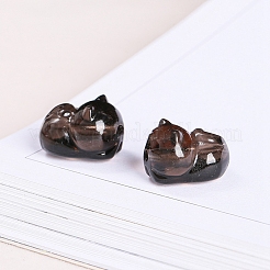 Natural Ice Obsidian Kitten Beads&nbsp;PW-WGFE9F0-01