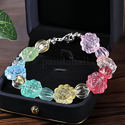 100Pcs Transparent Spray Painted Glass Beads&nbsp;GLAA-CJ0002-26