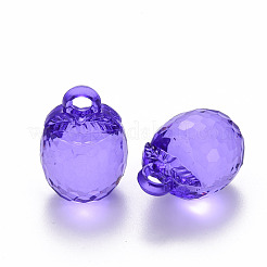 Autumn Theme Transparent Acrylic Pendants&nbsp;TACR-T024-04B-936