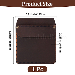 Cowhide Pocket Sleeve for Pens and Tools&nbsp;DIY-WH20007-781B