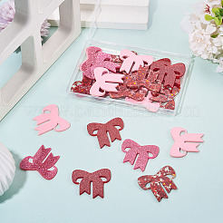 24Pcs 4 Colors Sequins Acrylic Wine Glass Charms&nbsp;OACR-TA0004-17