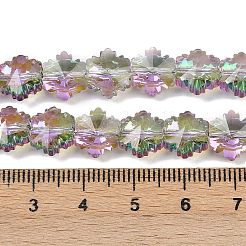 Electroplate Glass Beads Strands&nbsp;EGLA-B011-01A-HR01