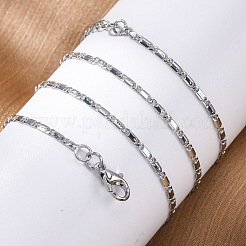 Brass Link Chain Necklaces for Women&nbsp;NJEW-D302-12P