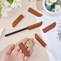 6Pcs PU Leather Pen Tip Protective Case&nbsp;AJEW-CL0002-24A