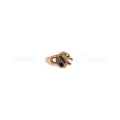 Snake Cuff Ring&nbsp;LS-RJEW-WH0001-04