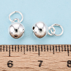 925 Sterling Silver Round Ball Charms&nbsp;STER-T008-25S-01