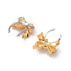 Brass Micro Pave Cubic Zirconia Pendants&nbsp;KK-L250-01GP