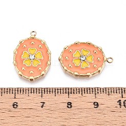 Ion Plating(IP) 304 Stainless Steel Rhinestone Pendants&nbsp;STAS-N109-251B-G
