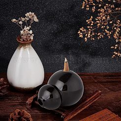 Gourd Porcelain Holding Backflow Incense Holders&nbsp;AJEW-WH0401-07