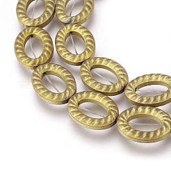 Electroplated Non-magnetic Synthetic Hematite Beads Strands&nbsp;LS-G-P392-P02