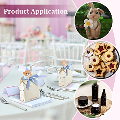 10Pcs Bear Folding Paper Gift Boxes&nbsp;CON-WH0001-77B