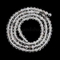 Natural Herkimer Diamond Beads Strands&nbsp;GG-NH0014-D03-3mm