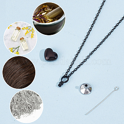 Stainless Steel Urn Ashes Necklace&nbsp;NJEW-CN0001-03B