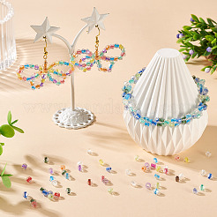2Bags 200Pcs Transparent Glass Beads&nbsp;GLAA-TA0003-44A