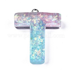 Transparent Epoxy Resin Pendants&nbsp;CRES-S364-002T