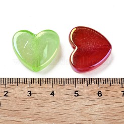 Luminous UV Plating Rainbow Iridescent Acrylic Beads&nbsp;OACR-O008-07