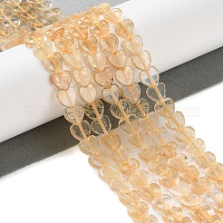 Natural Citrine(Heated) Beads Strands&nbsp;G-M403-A24-02
