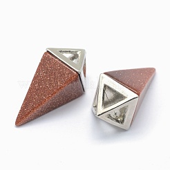 Synthetic Goldstone Pendants&nbsp;KK-E757-D-04P