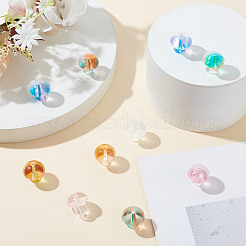 96Pcs 8 Colors Transparent Glass Beads&nbsp;GLAA-GO0001-01