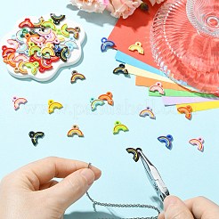 Baking Paint Acrylic Pendants&nbsp;OACR-CJC0005-06