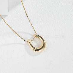 Classic Brass Horseshoe Pendant Necklaces&nbsp;LK4242