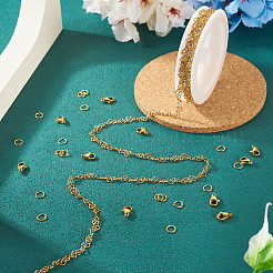 DIY 304 Stainless Steel Chain Necklace Making Kits&nbsp;DIY-TA0012-14