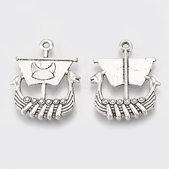 Tibetan Style Alloy Pendants&nbsp;TIBEP-T052-27AS-RS