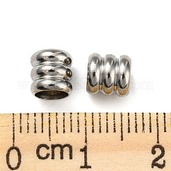 Non-Tarnish 201 Stainless Steel Bead&nbsp;STAS-H180-06P