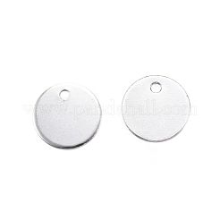Tarnish Resistant 304 Stainless Steel Charms&nbsp;STAS-F039-91-8mm-P
