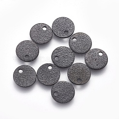 304 Stainless Steel Charms&nbsp;STAS-E455-02B-8mm