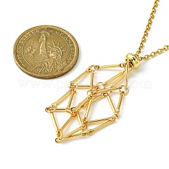 304 Stainless Steel Macrame Pouch Braided Gemstone Holder&nbsp;X-NJEW-JN04468-08