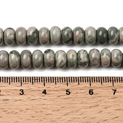 Natural Green Wood Lace Stone Wooden Jasper Beads Strands&nbsp;G-A280-A29-02