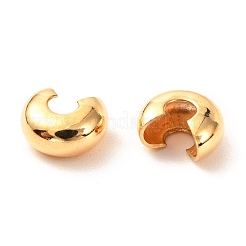 Brass Crimp Beads Covers&nbsp;X-KK-F824-036A-G