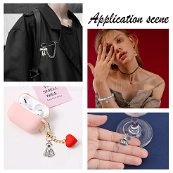 100Pcs 10 Style Girl Theme Tibetan Style Alloy Pendants&nbsp;FIND-SC0003-11