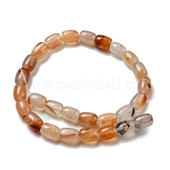 Natural Banded Agate/Striped Agate Beads Strands&nbsp;G-A223-D12-01D